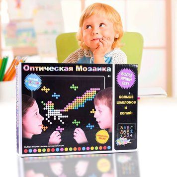 Оптична мозаїка "3D Magic Light Panel", яскраво світиться, 180 різнокольорових фішок, планшет (212) 4236 03k12p161 фото