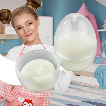 Дитячий слайм-жуйка для рук, світиться, ліпиться, тягнеться, стрибає Nauty Putty Білий (В) 03k12p227v4 фото
