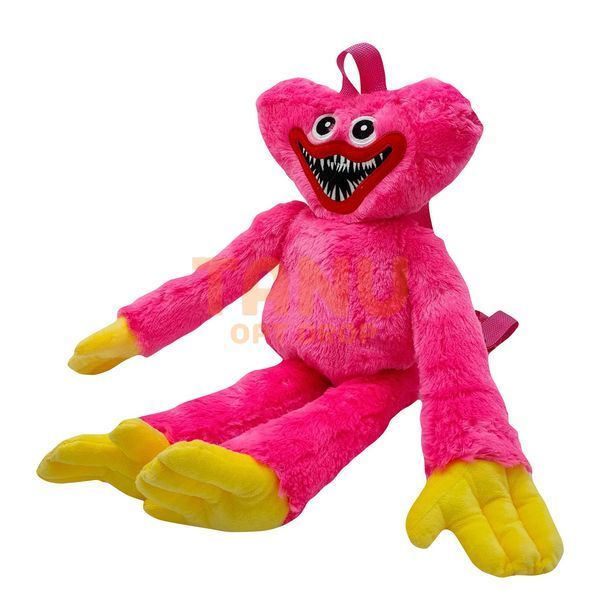 Детский рюкзак Хагги Вагги и Киси Мисси с игры Poppy Playtime, плюшевый Huggy Wuggy 03k01p073v1 фото
