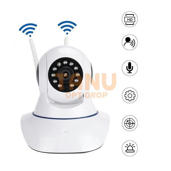 Беспроводная поворотная IP-камера видеонаблюдения Wi-Fi Smart Net Camera Q5 с датчиком движения 11k05p012 фото