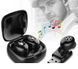 Бездротові Bluetooth навушники 5.0 HBQ XG12 з мікрофоном і зарядним кейсом Чорні 11k01p040 фото 5