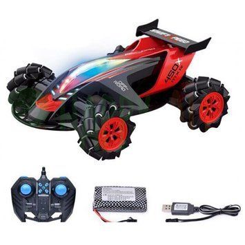 Трюкова машинка Drifter Turbo Air RC 360/Z109S з пультом управління і ефектом диму Red (В) 03k10p103v1 фото