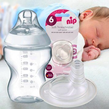 Дитяча силіконова соска для пляшечок і поїльників з 6 міс NIP (33034) (TK) 03k17p170 фото