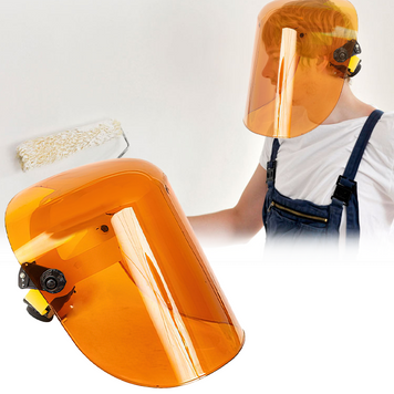 Защитный лицевой щиток КОСМОС, толщина защитной пластины 3,5 мм, оранжевый (JanS) 14k03p006v1 фото