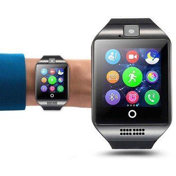 Умные часы Smart Watch Q18 черные с черным ободком 11k08p010v3 фото