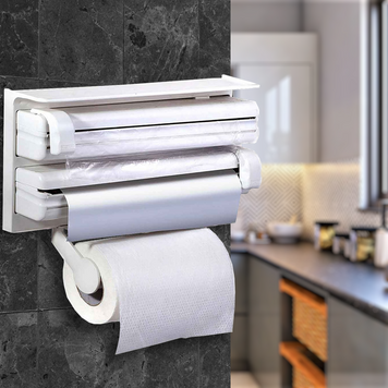Кухонный диспенсер для пленки, фольги и полотенец Kitchen Roll Triple Paper Dispenser 10k10p001 фото