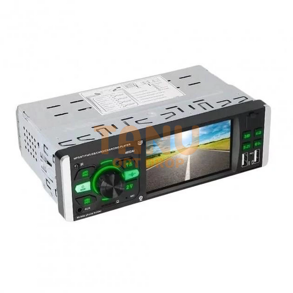 Автомобільна bluetooth mp3 автомагнітола із підтримкою камери заднього виду 1DIN 4052 (4.3') ISO-BT (239) 04k05p028 фото