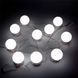 LED лампочки для гримерного дзеркала 10 шт VANITY MIRROR LIGHTS 3 режими світла (509) 01k09p020v1 фото 5