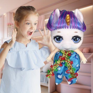 Дитяча маленька іграшка кукла пупс единоріг POOPSIE SLIME SURPRISE Блакитний (В) 03k09p148v2 фото