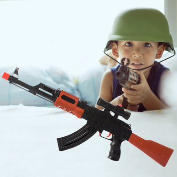 Іграшковий дитячий автомат AK47-1, 67 см, водяні кулі, кулі з присосками (IGR24) 03k08p003 фото
