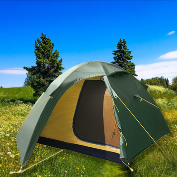 Туристическая палатка Lanyu 6004, с тентом, 3-хместная, 240*210*110 (988) 09k06p064 фото