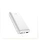 Портативна Універсальна батарея Power bank GOLF G57 20000mAh, Білий 11k02p086 фото 2