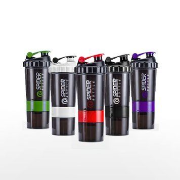 Пляшка для води Spider Bottle 500 мл Шейкер для спортивного харчування (237) 10k14p050 фото