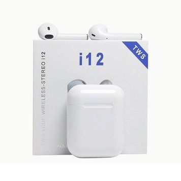 Беспроводные наушники tws i12 Белые (В) 11k01p017v3 фото