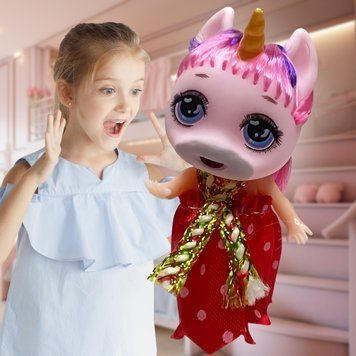 Дитяча маленька іграшка кукла пупс единоріг POOPSIE SLIME SURPRISE Червоний (В) 03k09p148v3 фото