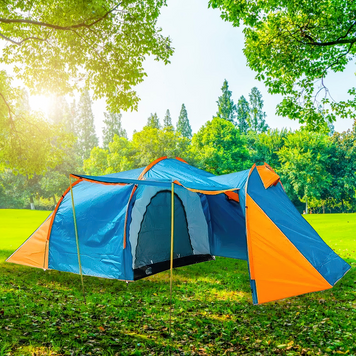 Туристическая палатка Lanyu LY-1710 для кемпинга, 4-х местная, с тамбуром (988) 02k08p011 фото