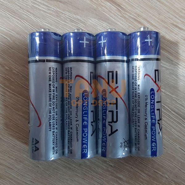 Пальчикова сольова батарея Extra R6 АА 1,5V 4 шт 11k12p157s1 фото