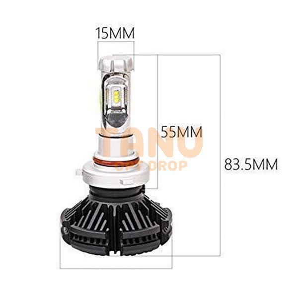 LED лампи комплект H7 X3 (ZES, 6000LM, 50W) (B) 04k04p004 фото
