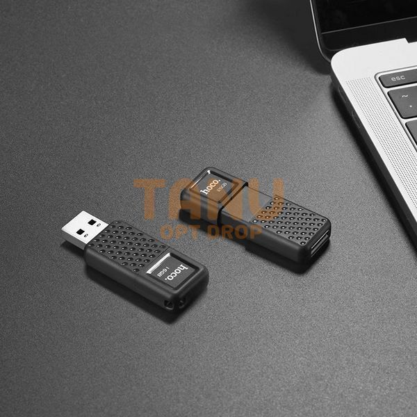&nbsp;Флешка HOCO USB Intelligent&nbsp;U disk UD6 128GB, Черный 11k06p009v2 фото