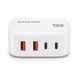Сетевое зарядное устройство 120W 4 в 1, 2&times;USB-A + 2&times;USB-C, быстрая зарядка, универсальный адаптер питания 26X-206 (509/5093) 11k06p506v1 фото 2