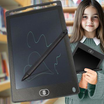 Детский графический планшет LCD Writing Tablet для рисования со стилусом 10", Черный 03k05p476v5 фото