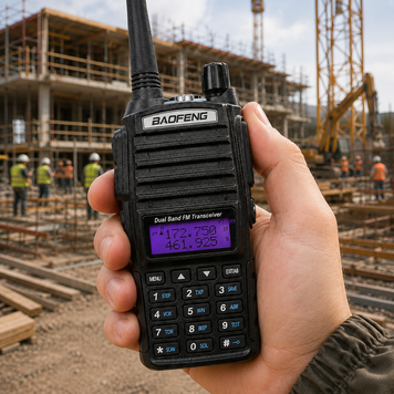 Рація Baofeng Dual Band VHF/UHF 5 Вт із зарядною станцією 26X-312 (5079) 02k03p297 фото