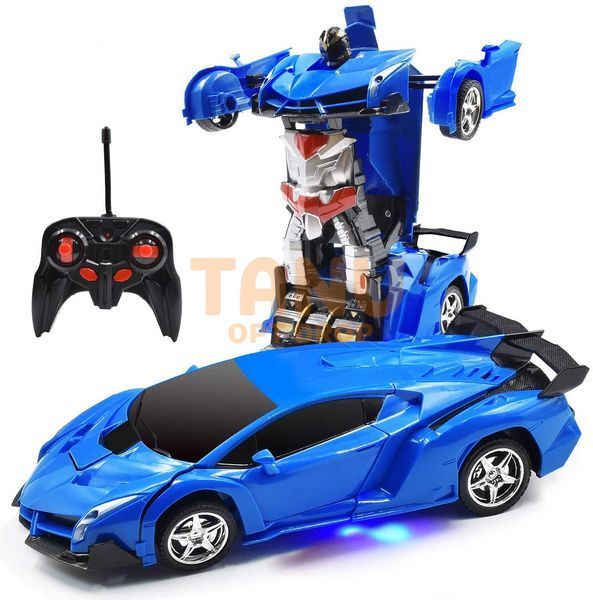 Машинка Трансформер Lamborghini Robot Car Size 18 Синя 03k10p065v1 фото