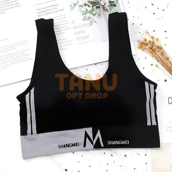 Бюстгальтер спортивный Shoulder Sports Suit NO , Женский удобный спортивный топ S Черный (626) 02k07p006v1 фото