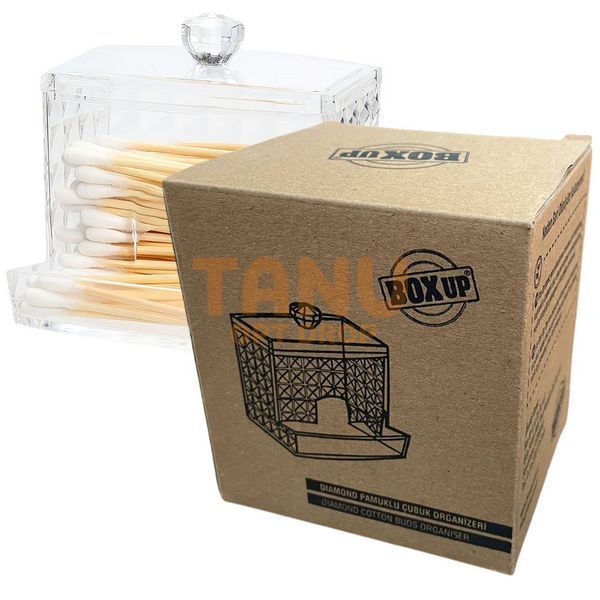 Органайзер-контейнер для ушных палочек BOXup, 8,5х7х7 см (В) 07k04p084v3 фото
