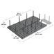 Універсальний регульований органайзер-конструктор для посуду Drawer Organizer (509) 10k10p132 фото 5