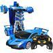 Машинка Трансформер Lamborghini Robot Car Size 18 Синя 03k10p065v1 фото 2