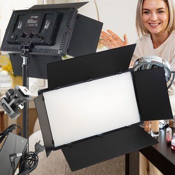 Студийная LED лампа-прожектор Light KIT Pro LED U800+ 50W, 3200-5600K 11k11p064 фото
