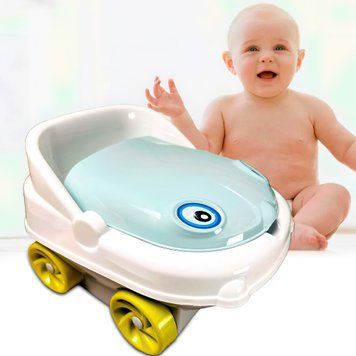 Горщик дитячий у вигляді машинки Pasa iraq baby car музичний сірий-білий-бірюзовий (DRK) 03k17p043v5 фото
