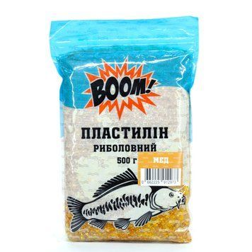Пластилін риболовний BOOM 500 г Мед 02k04p208v9 фото