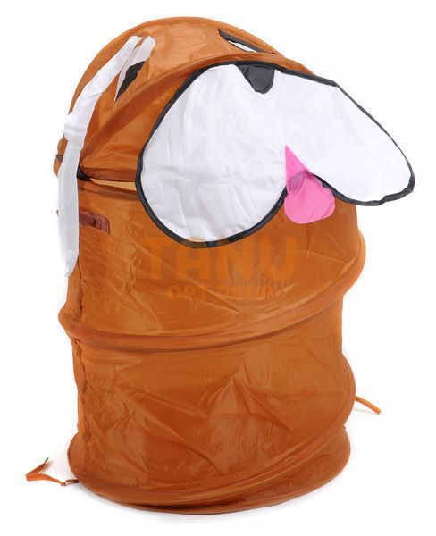 Корзина для игрушек Bambi M 0282 животное, высота 51/70см, диаметр 42 см, крышка-липучка, 10 видов (М+) 03k16p100 фото