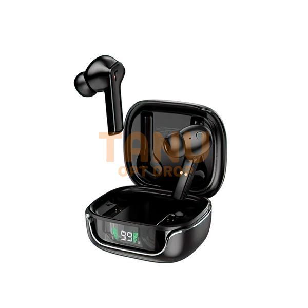 Бездротові вакуумні bluetooth TWS навушники HOCO EW18 True кейс із екраном Чорні 11k01p108v1 фото