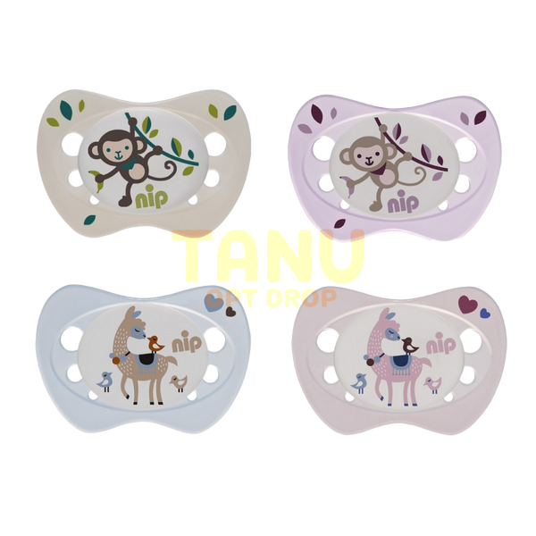 Пустушка NIP Newborn 313040, для новонароджених, силіконова соска, 0-2 місяці, 2 шт (TK) 03k17p142 фото