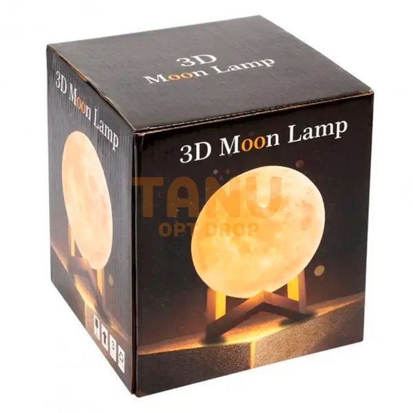 Лампа-ночник космический "Луна" Magic 3D Moon Lamp 17 См Белая (509) 01k09p066v2 фото