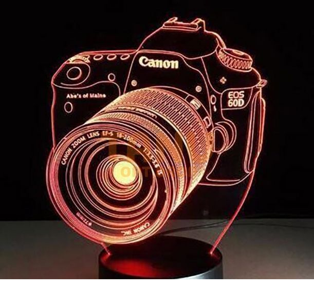 Светильник 3D Desk Lamp Фотоаппарат 01k09p179v3 фото