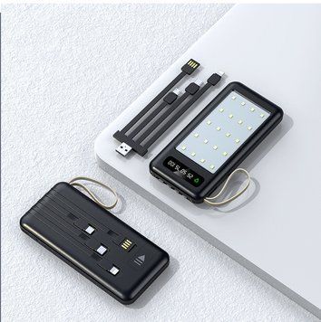 УМБ Повербанк Power Bank ViaKing XGB039 Type-C 20000 mAh Світлодіод Чорний (H-2) 11k12p015v2 фото