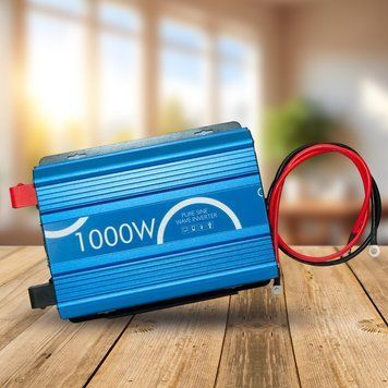 Инвертор Pure Sine Wave Inverter 06-10 преобразователь напряжения чистый синус 12V-220V, 1000W (LUX) голубой 04k06p019v1 фото