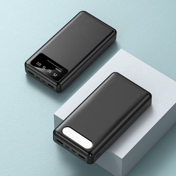 УМБ Повербанк Power Bank Viaking T35590 з індикатором заряду 40000 mAh Чорний (H-5) 11k12p013 фото