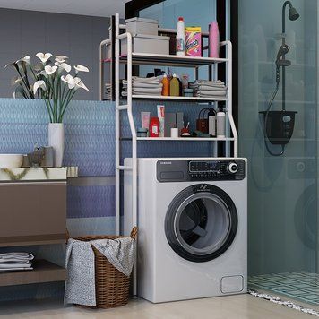 Напольная Стойка органайзер на стиральную машину WASHING MACHINE RACK (509/24340) 01k04p001v1 фото