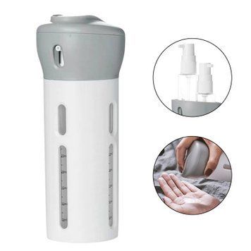 Дорожный органайзер для жидкостей Smart Travel Bottles Set 4 в 1 Серый 02k03p112v1 фото