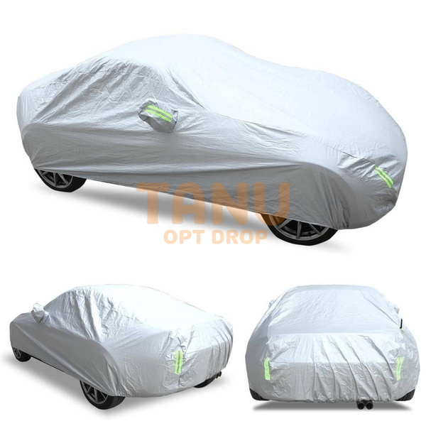 Захисний чохол на автомобіль від сонця та снігу Car Cover (490х190х150 см) XL, Сірий (205) 04k03p277v1 фото