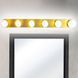 Подвесная лампа на зеркало (6 лампочек) на присосках USB Hollywood LED mirror JX-537A 01k09p098 фото 1