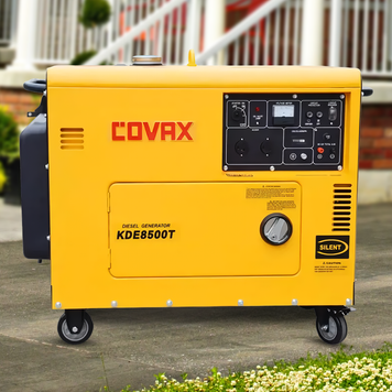 Генератор дизельний Covax KDE8500T, 6/6,5 кВт, електростартер, 4-х тактний двигун (206) 04k02p286v1 фото