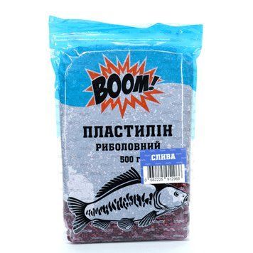Пластилін риболовний BOOM 500 г Слива 02k04p208v11 фото