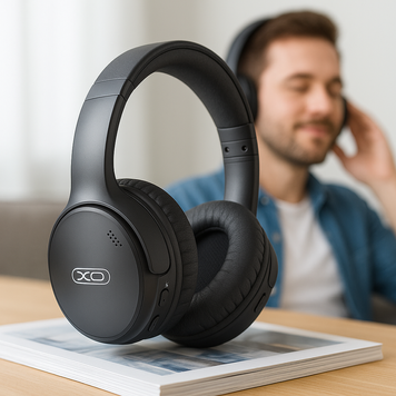Беспроводные наушники Bluetooth XO BE41 Star Mist Black с микрофоном, Черный (AX) 11k01p174v1 фото