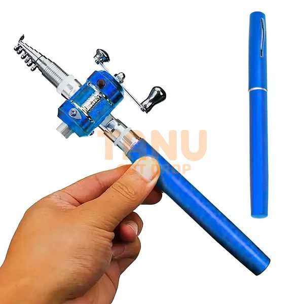 Карманная удочка - ручка Fishing Rod in Pen case Синяя 02k04p011v1 фото
